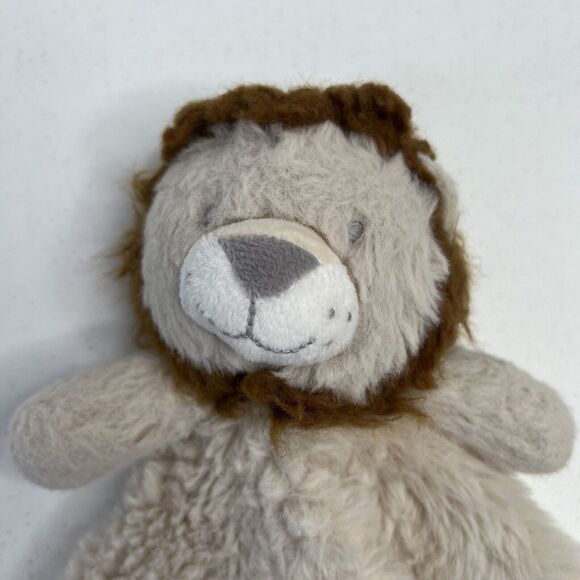 Cloud Island Lion Baby Plush Lovey Security Blanket Fuzzy Mane Target Beige - Picture 3 of 11